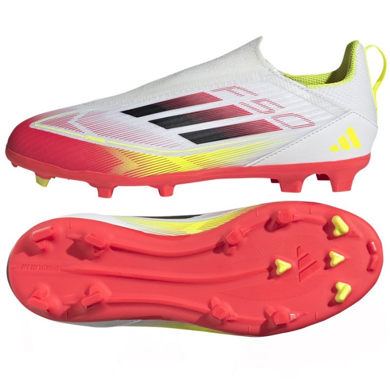 Adidas F50 League LL FG/MG IE3743 Pantofi de fotbal alb