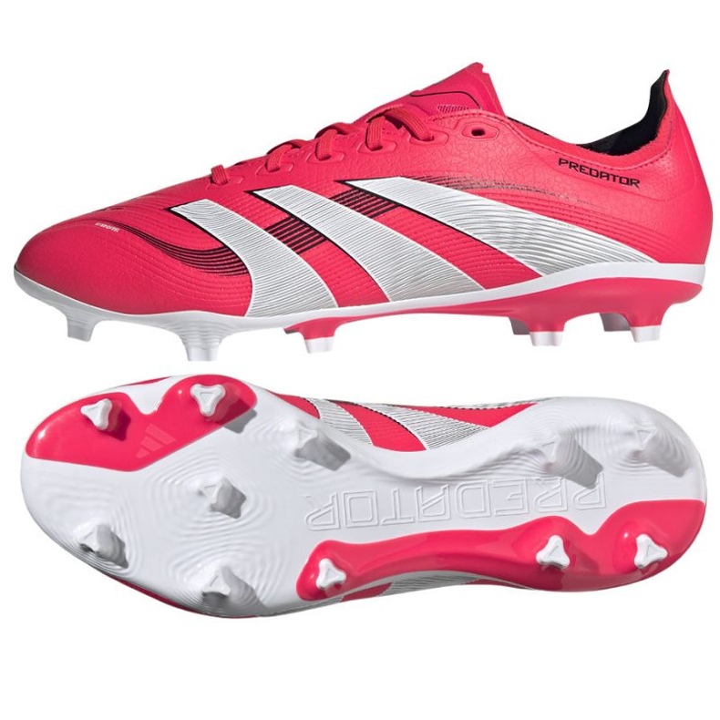 Adidas Predator League FG/MG ID3745 Pantofi de fotbal roșu
