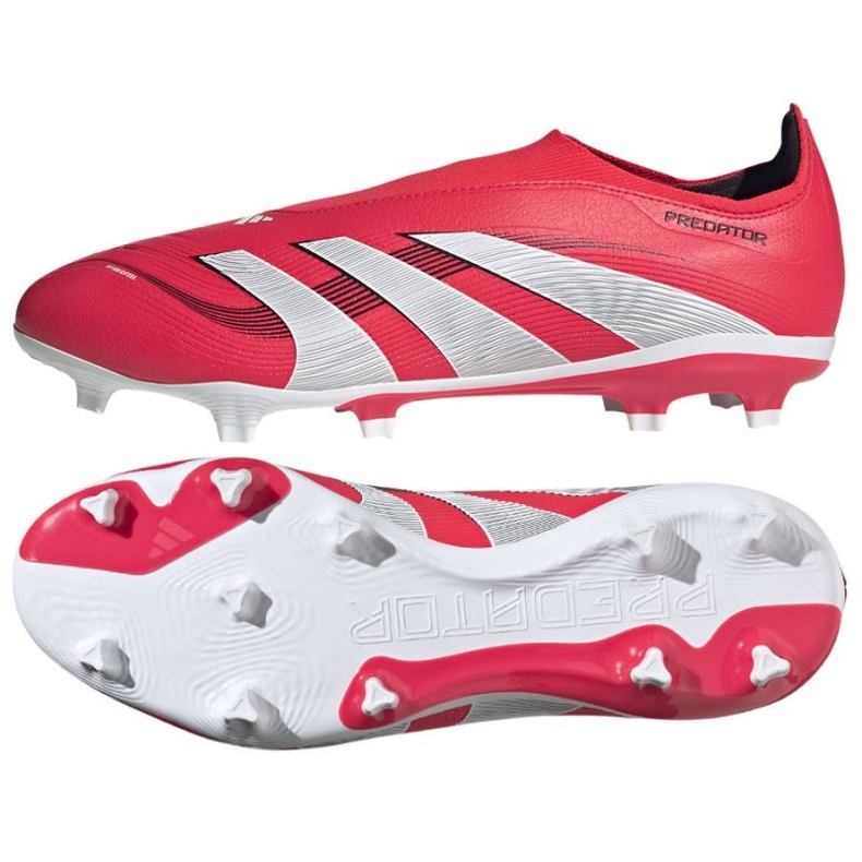 Adidas Predator League LL FG/MG ID3859 Pantofi de fotbal roșu