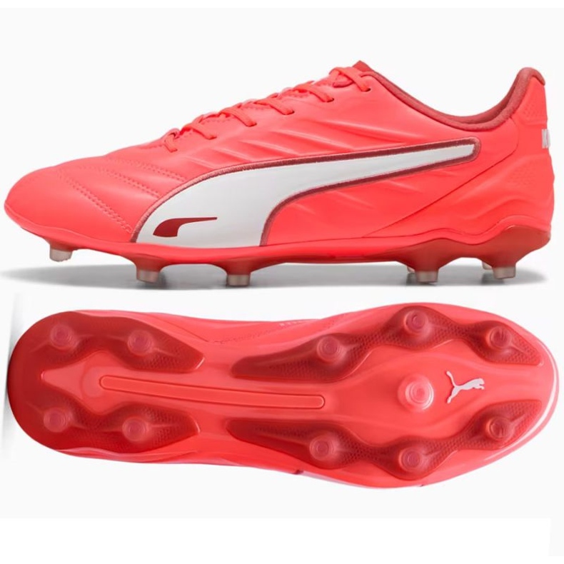 PUMA KING PRO FG/AG 108308-01 Pantofi de fotbal roșu PUMA KING PRO FG/AG 108308-01 Pantofi de fotbal roșu