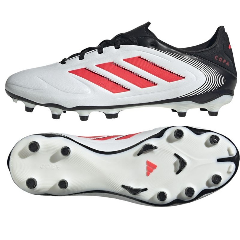 Adidas Copa Pure III League FG/MG ID9049 Pantofi albi de fotbal