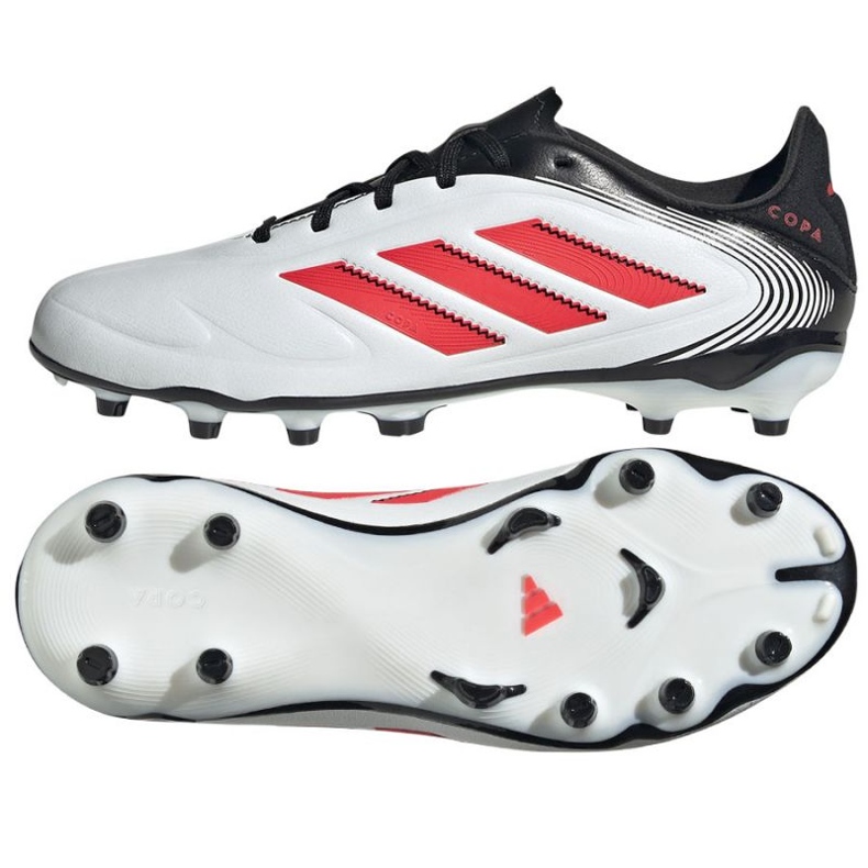 Adidas Copa Pure III League FG/MG IE1192 Pantofi de fotbal alb Adidas Copa Pure III League FG/MG IE1192 Pantofi de fotbal alb