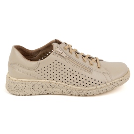 WASAK Pantofi dama, adidasi din piele ajurata 0720PW, bej WASAK Pantofi dama, adidasi din piele ajurata 0720PW, bej