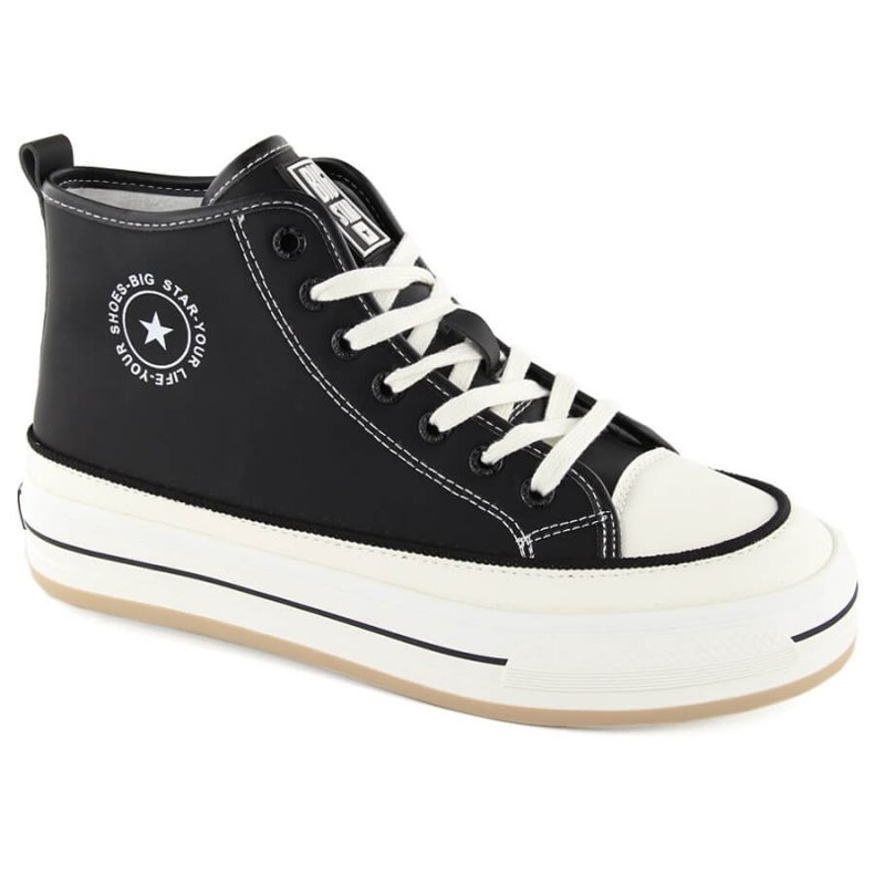 Adidași Big Star OO274062 pe platforma neagră negru