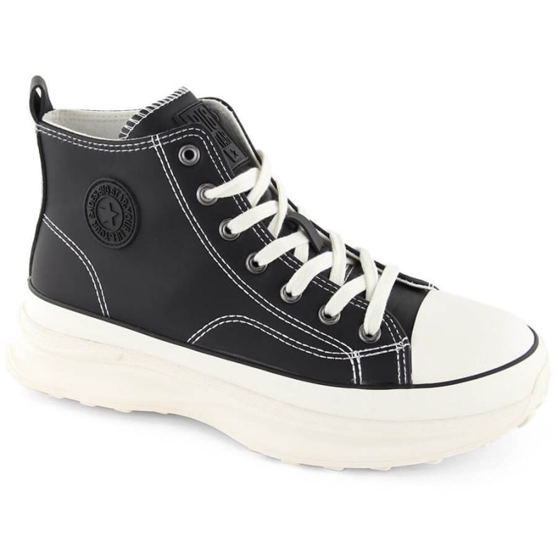 Adidași Big Star OO274063 pe platforma neagră negru