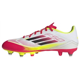Pantofi de fotbal Adidas F50 League Sg IE1237 alb Pantofi de fotbal Adidas F50 League Sg IE1237 alb