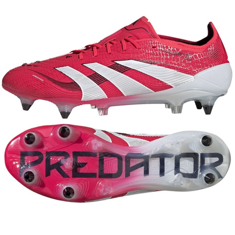 Pantofi de fotbal Adidas Predator Elite Sg ID3853 roșu Pantofi de fotbal Adidas Predator Elite Sg ID3853 roșu