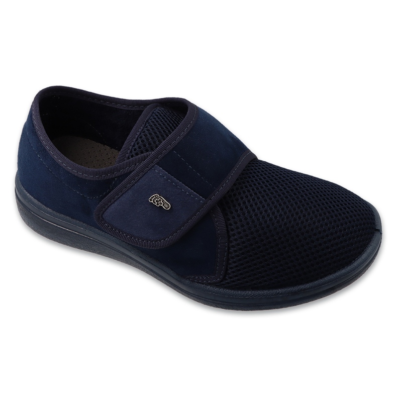 Dr.orto Befado Pantofi Velcro pentru femei cu inserție înlocuibilă PU 088D001 Navy Blue albastru