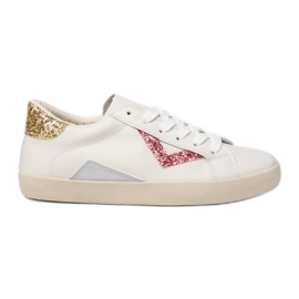 Adidași pentru femei Brocade Peachpuff Inserții alb Adidași pentru femei Brocade Peachpuff Inserții alb