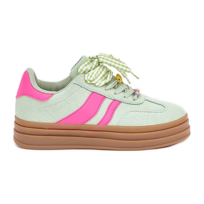 Adidași pentru femei cu pini de mentă verde