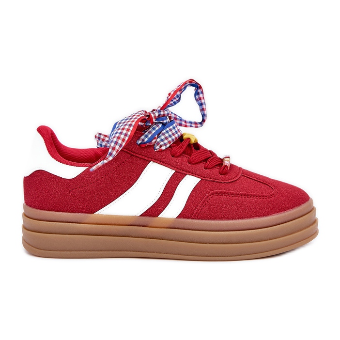 Adidași pentru femei cu pini roșii roșu Adidași pentru femei cu pini roșii roșu