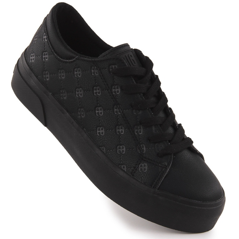 Adidaje din piele Eco pentru femei Negre Big Star RR274335 negru