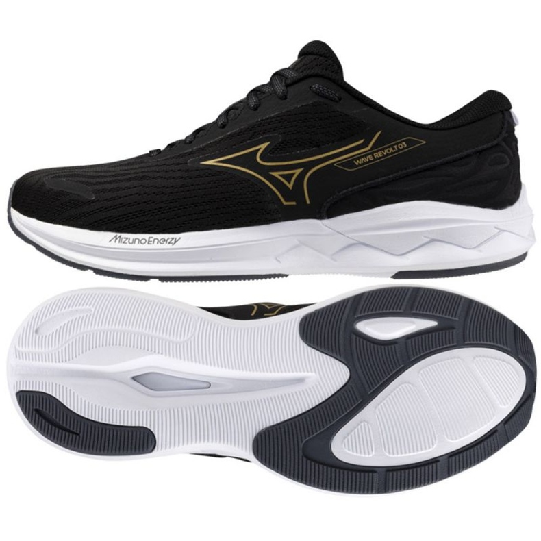 Mizuno Wave Revolt 3 J1GC248152 Pantofi negri negru