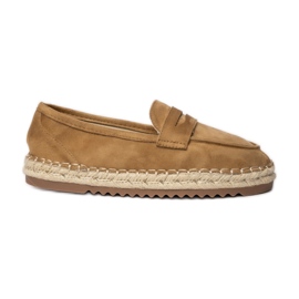 Espadrilles țesături de cămilă pentru femei bej Espadrilles țesături de cămilă pentru femei bej