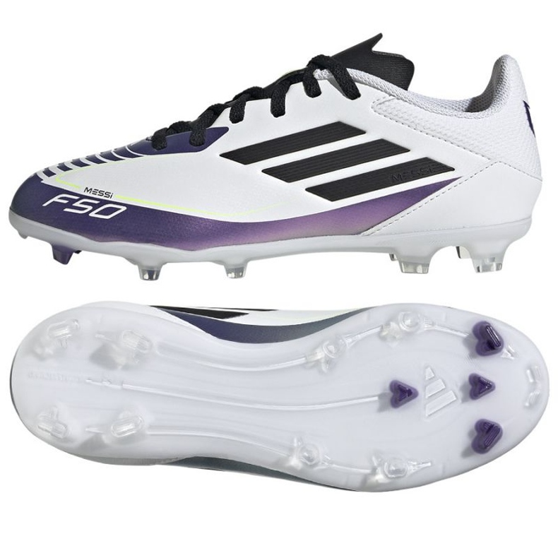 Pantofi adidas f50 liga fg/mg IE9089 alb