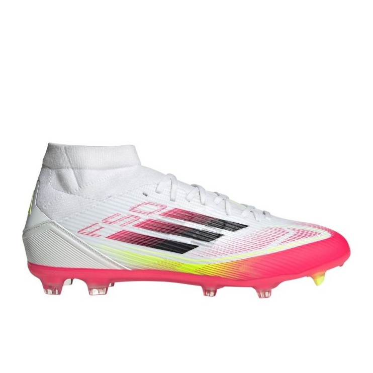 Adidas F50 League FG/MG MID JI0434 Pantofi de fotbal alb și roșu