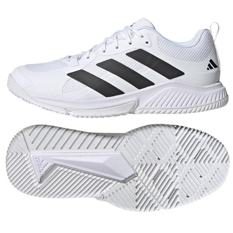 Adidas Court Team 2.0 HR1239 Pantofi de volei alb