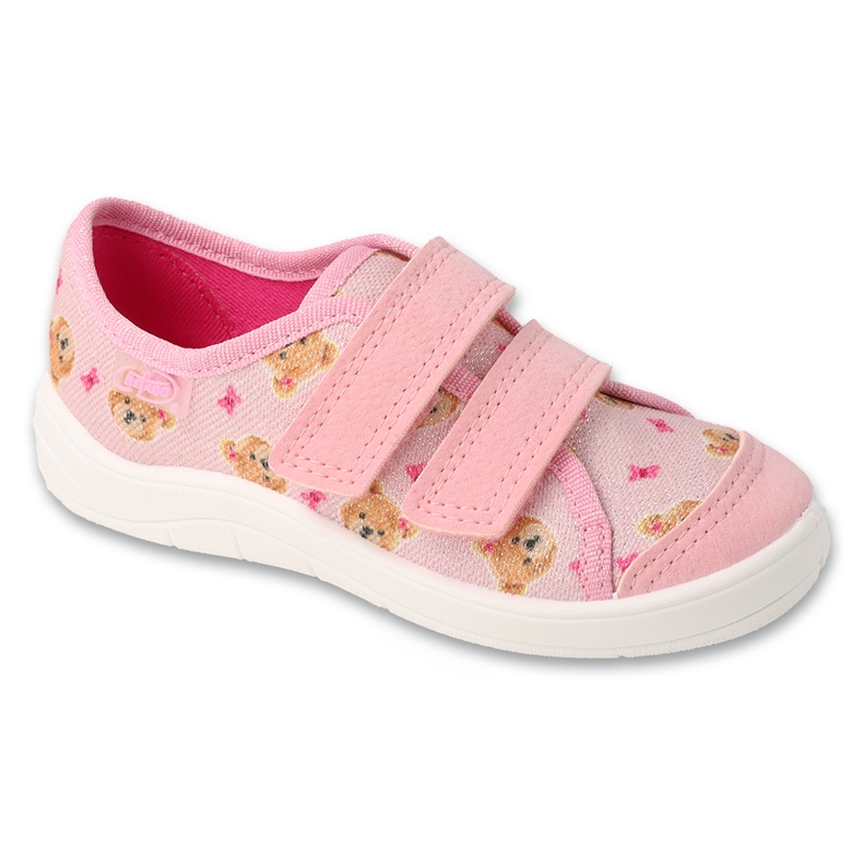 BEFADO COPILS SNAKERS 772X018 Pink într -un ursuleț de pluș roz