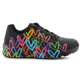 Skechers Uno LTE Pantofi - răspândire The Love 314064L -BKMT Hearts colorat negru Skechers Uno LTE Pantofi - răspândire The Love 314064L -BKMT Hearts colorat negru