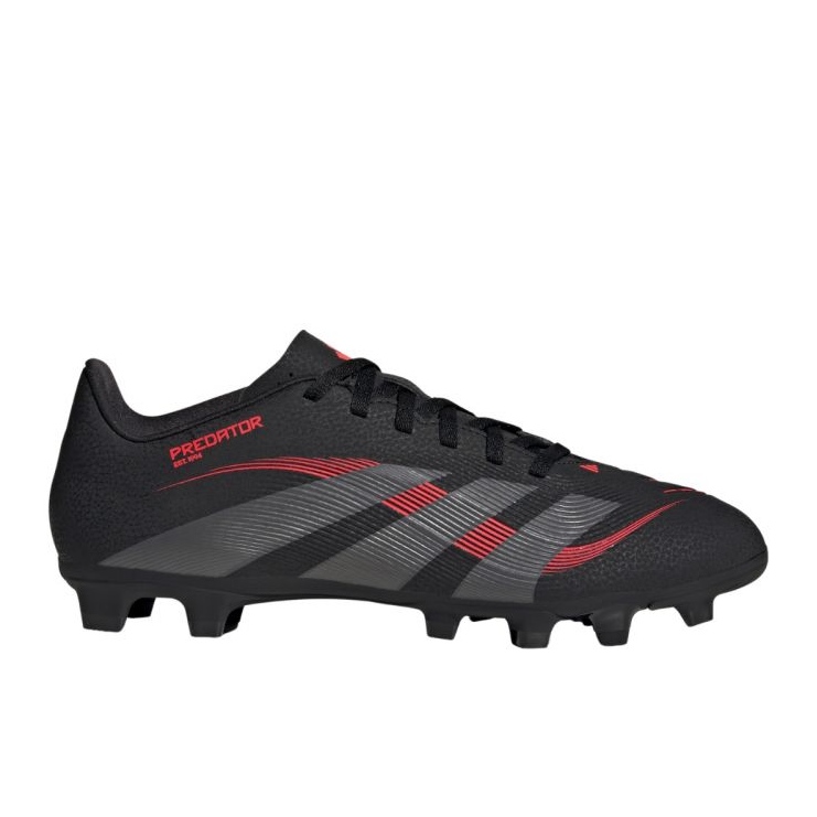 Adidas Predator Club FG/MG ID1325 Pantofi de fotbal negru Adidas Predator Club FG/MG ID1325 Pantofi de fotbal negru
