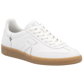Rieker Pantofi din piele White White White W2200 adidași alb Rieker Pantofi din piele White White White W2200 adidași alb