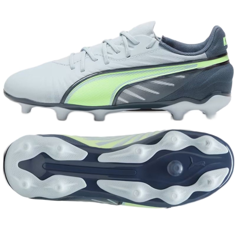 PUMA King Match Jr FG/AG 108048-03 Pantofi albi