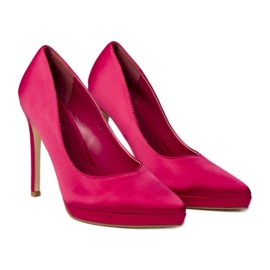 Tocuri înalte amor fuchsia pentru femei