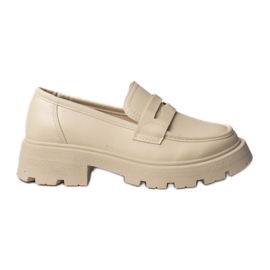 Femei Via Giulia Beige Loafers