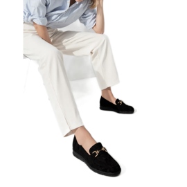 Femei Lunova Black Loafers negru Femei Lunova Black Loafers negru