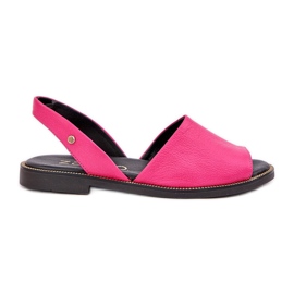 Sandale glisante din piele Zazoo 40327 Fuksja roz Sandale glisante din piele Zazoo 40327 Fuksja roz