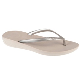 Flip-flops Fitflop iqushion ergonomic E54-011 Silver argint