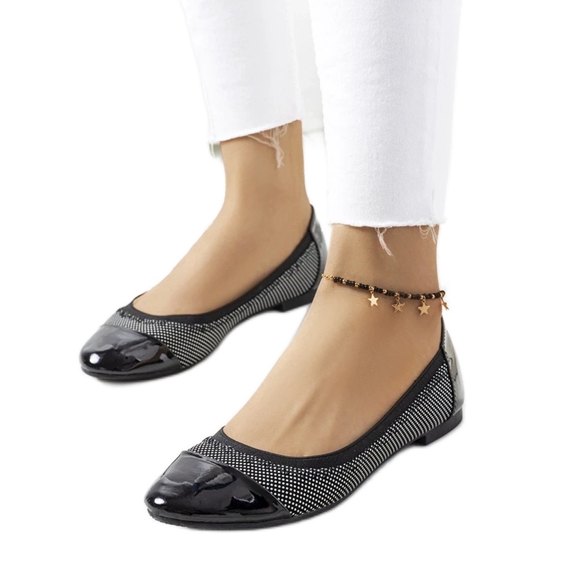 D/GMR Balerinii negri cu buline ai Jonnei negru D/GMR Balerinii negri cu buline ai Jonnei negru