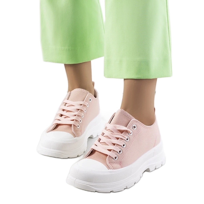 D/GMR Adidași roz pe talpă groasă Melik