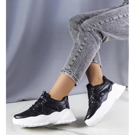 D/GMR Adidași negri pe o talpă masivă Lorene negru D/GMR Adidași negri pe o talpă masivă Lorene negru