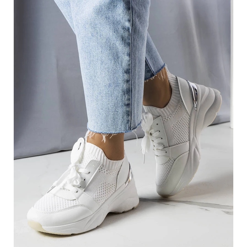 D/GMR Pantofi sport albi Ann