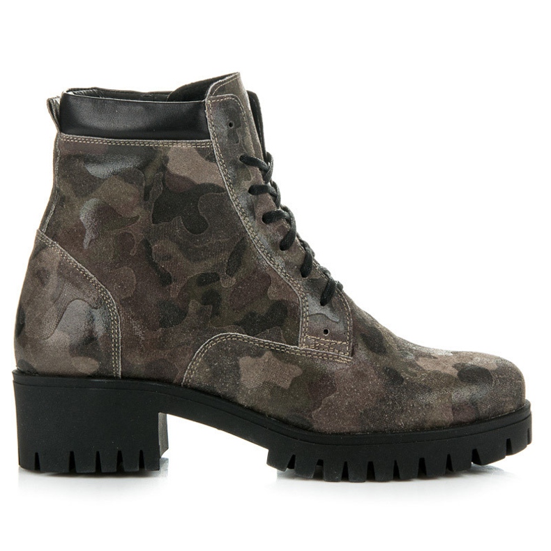 Vinceza Cizme cu siret cu protectie verde