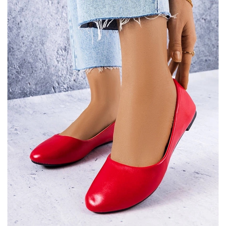 D/GMR Balerini clasici roșii Narcisse roșu