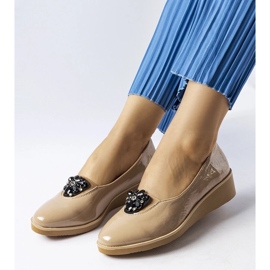 D/GMR Balerini lacuiti bej cu impodobire Mellori