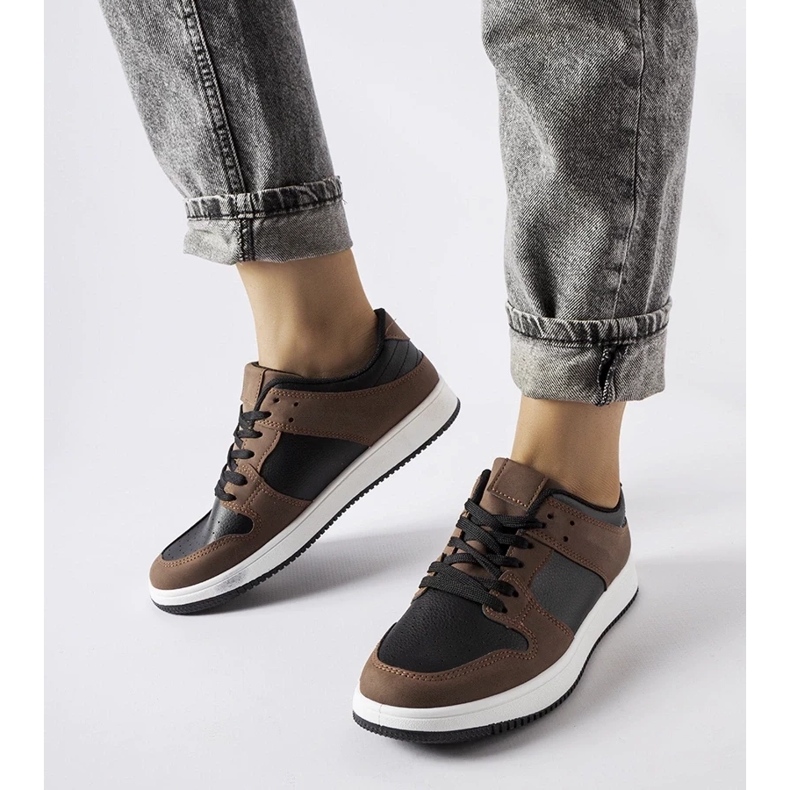 D/GMR Tenisi Jacqueline maro și negru