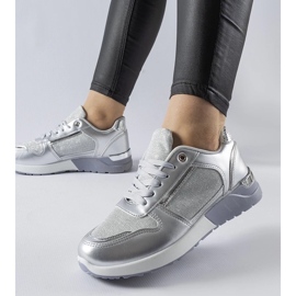 D/GMR Tenisi gri cu fir decorativ de la Facondo