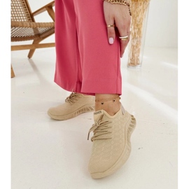 D/GMR Tenisi din stofa bej Mira