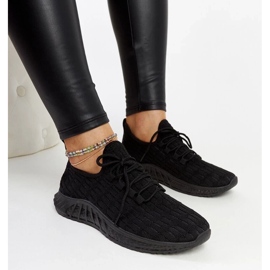 D/GMR Tenisi din material negru Milena