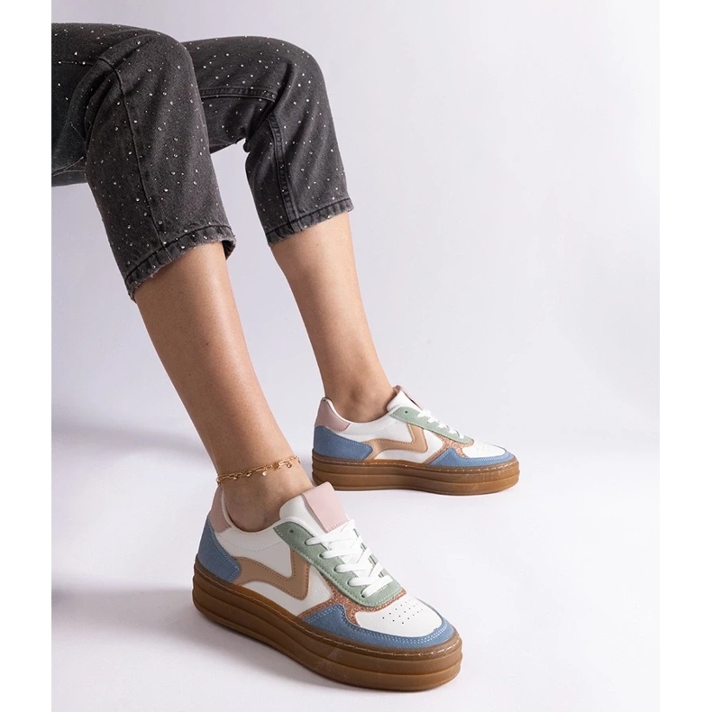 D/CEO Adidași albaștri cu talpă din cauciuc Quica albastru