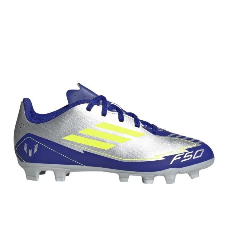 Adidas F50 Club FG/MG Messi IH0926 Pantofi de fotbal albastru Adidas F50 Club FG/MG Messi IH0926 Pantofi de fotbal albastru