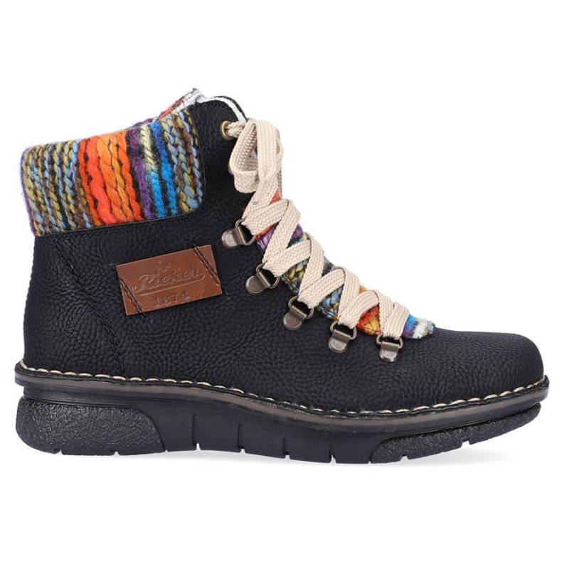 Cizme negre Rieker 73343-0 pentru femei negru Cizme negre Rieker 73343-0 pentru femei negru