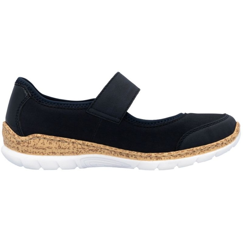 RIEKER N42B0-14 Pantofi Velcro Blue Navy Blue albastru