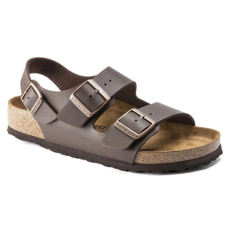 Sandale pentru bărbați Birkenstock Milano BS 0034701 Brown maro Sandale pentru bărbați Birkenstock Milano BS 0034701 Brown maro