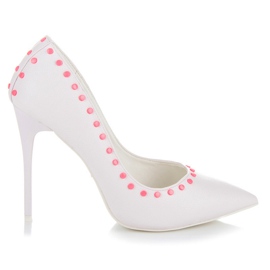 Vices New Collection Tocuri înalte albe Vices New Collection Tocuri înalte albe