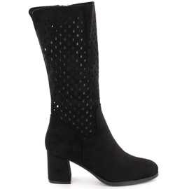 M.Daszyński Openwork Boots M. Daszyński în San43a negru