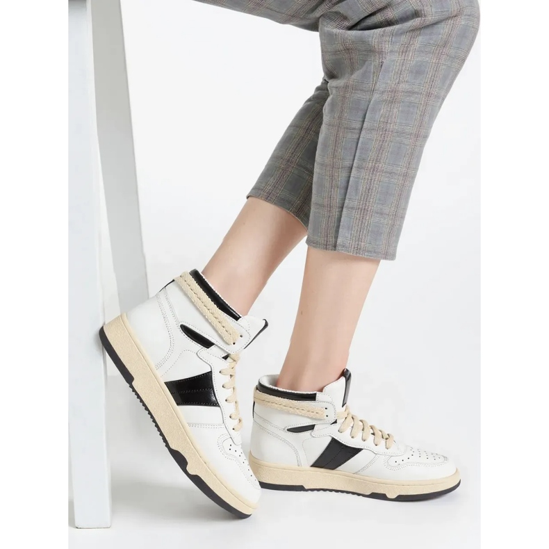 Adidași pentru femei Wysokie Rubio White/Negru Adidași pentru femei Wysokie Rubio White/Negru